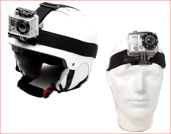 Ремень на шлем/голову Helmet Head Strap для GoPro.